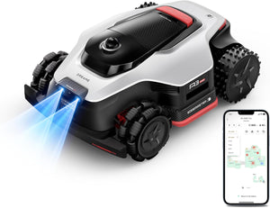 DREAME LiDAR 3500 Robot Lawn Mower A3 AWD Pro Wire Free No RTK, 4WD for 38.7° Slopes, Dual AI Vision Robotic Lawn Mowers,Dual-Disc Cutting 15.8" Width, Smart Zero-Edge, App Control for 0.87 Acre