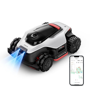 DREAME LiDAR 3500 Robot Lawn Mower A3 AWD Pro Wire Free No RTK, 4WD for 38.7° Slopes, Dual AI Vision Robotic Lawn Mowers,Dual-Disc Cutting 15.8" Width, Smart Zero-Edge, App Control for 0.87 Acre