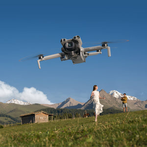 DJI Mini 5 Pro official manufacturer hero image in flight
