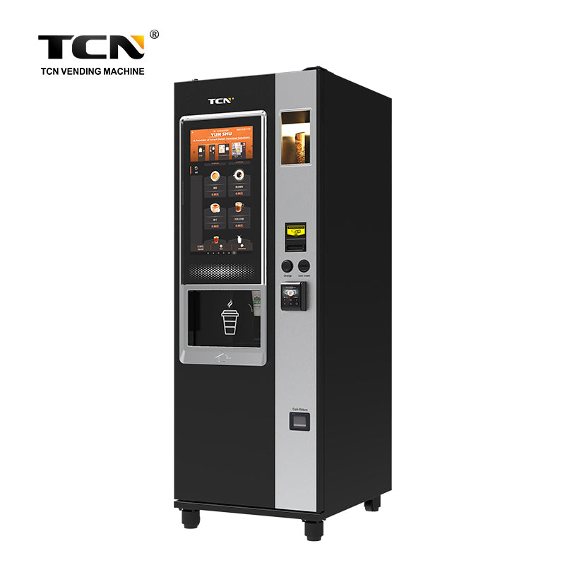Self-service coffee retail station angled official product image