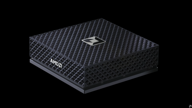 AMD Ryzen AI Halo Desktop clean angled hero view