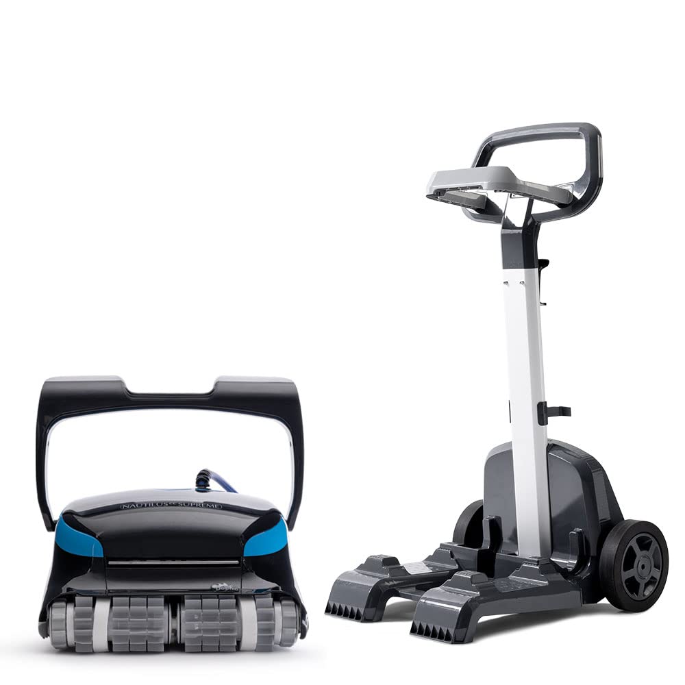 Dolphin Nautilus CC Pro Wi-Fi Automatic Robotic Pool Vacuum Cleaner, Wall Climbing, Waterline Scrubber Brush, Ideal for In-Ground Pools up to 50 FT in Length