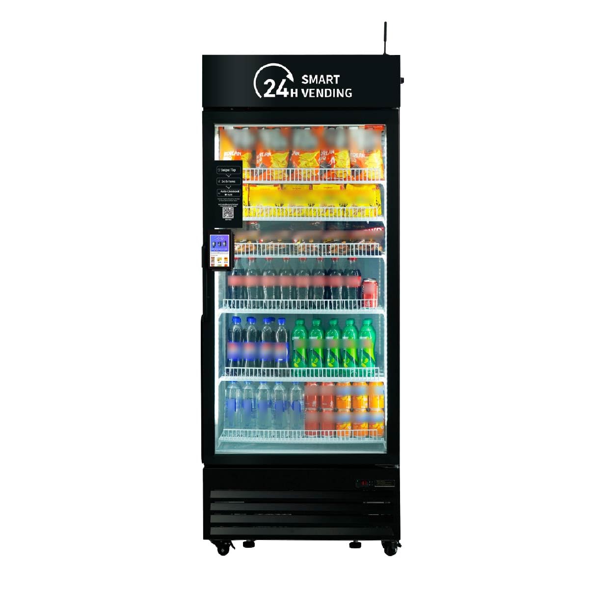 Smart Combo Vending Machine for Business with AI Technology Vending Machine for Sale, Card Reader & App Control Refrigerated Commercial US-360