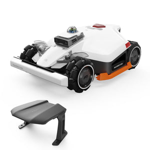 Mammotion LUBA 3 AWD 5000H Robot Lawn Mower with Garage, 1.25 Acres, 360° LiDAR+NetRTK+AI Vision, All-Wheel-Drive for 80% Slopes, 50 Multi-Zone Management, Cutting Height 2.2"-4.0"