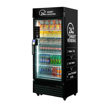 Smart Combo Vending Machine for Business with AI Technology Vending Machine for Sale, Card Reader & App Control Refrigerated Commercial US-360