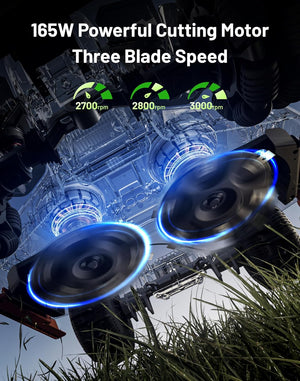 Mammotion LUBA 3 AWD 5000H Robot Lawn Mower with Garage, 1.25 Acres, 360° LiDAR+NetRTK+AI Vision, All-Wheel-Drive for 80% Slopes, 50 Multi-Zone Management, Cutting Height 2.2"-4.0"