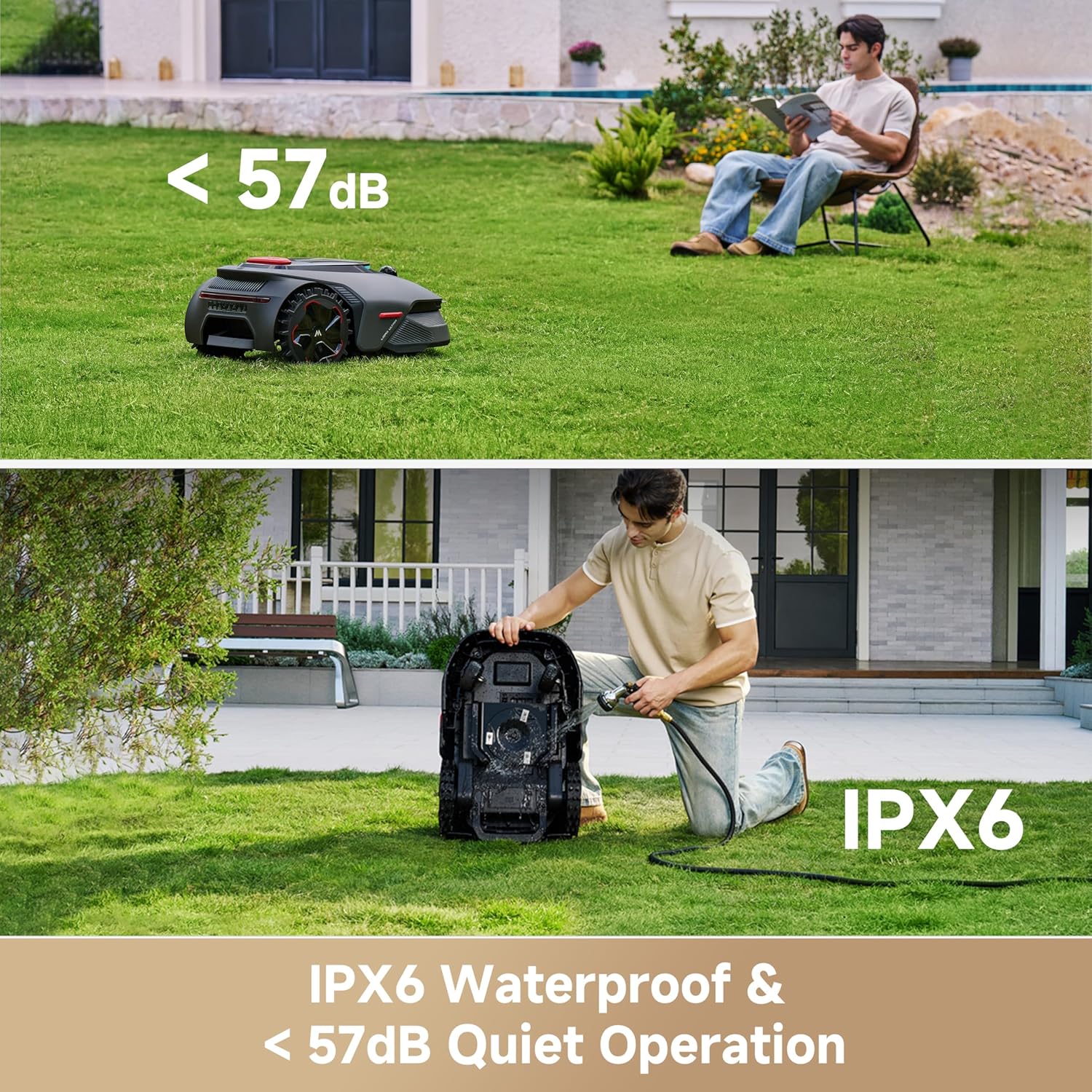 MOVA LiDAX Ultra 2000 Robot Lawn Mower with 4G for 0.5 Acre, No Wire No RTK+360° 3D LiDAR+AI Vision Auto Mapping, Zero-Edge Cutting, Cut Height 1.2"-3.9", 45% Slope, 150 Mowing Zones, Anti-Theft