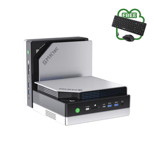 GMKtec EVO-X2 AI Mini PC with AMD Ryzen AI Max+ 395 — hero product view